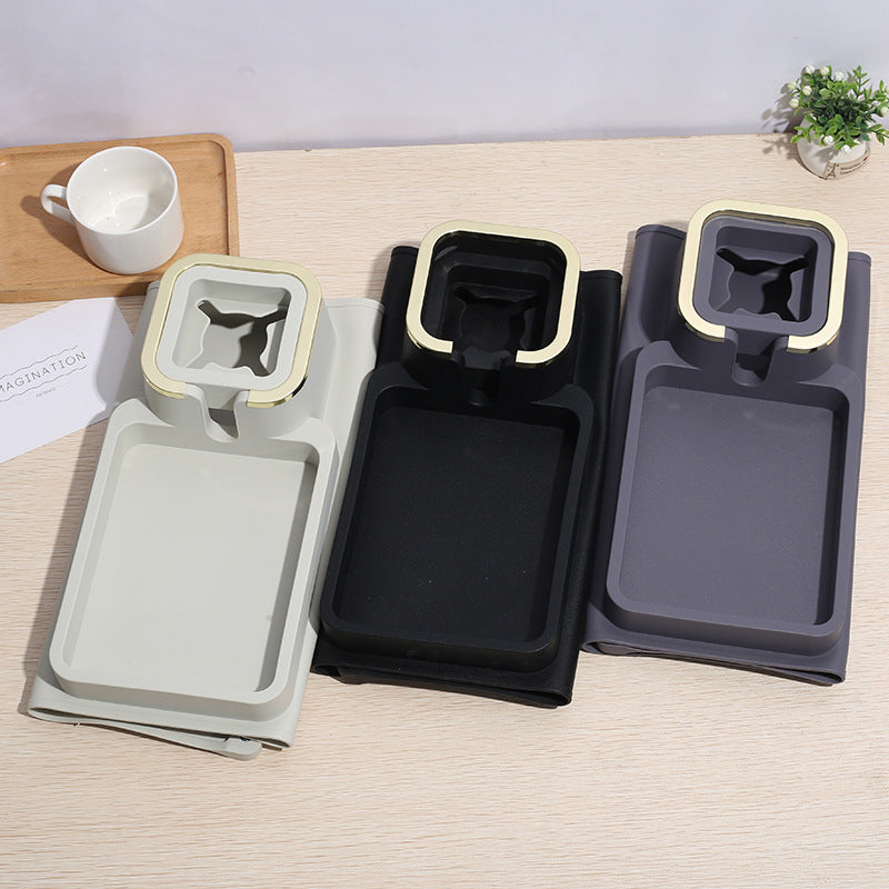 Creative Silicone Sofa Coaster Lazy Sofa Armrest