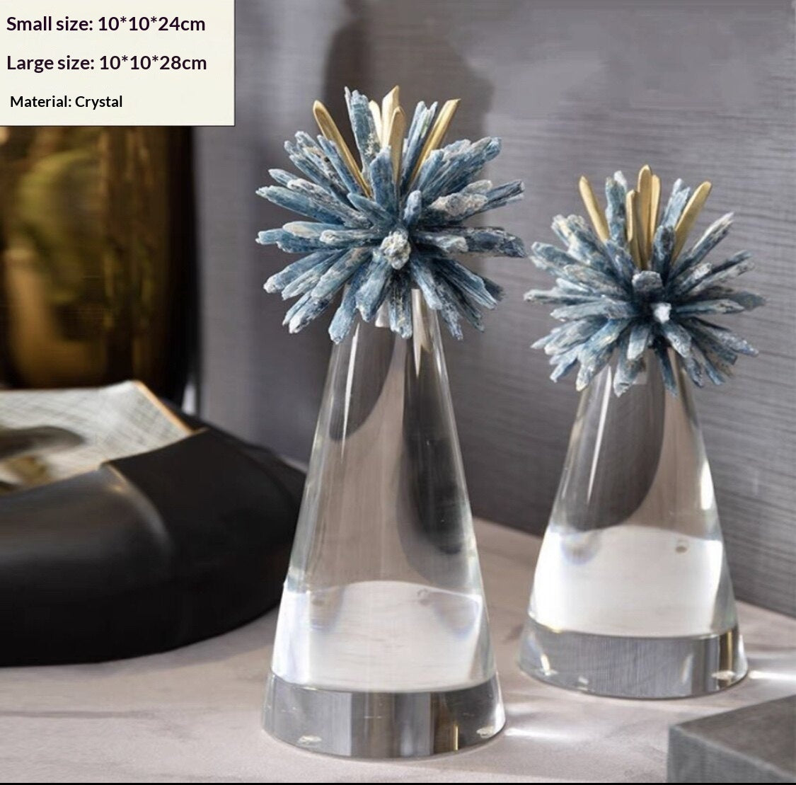 Affordable Luxury Home Decor Floral Crystal Centerpiece For The Living Room Or Entryway