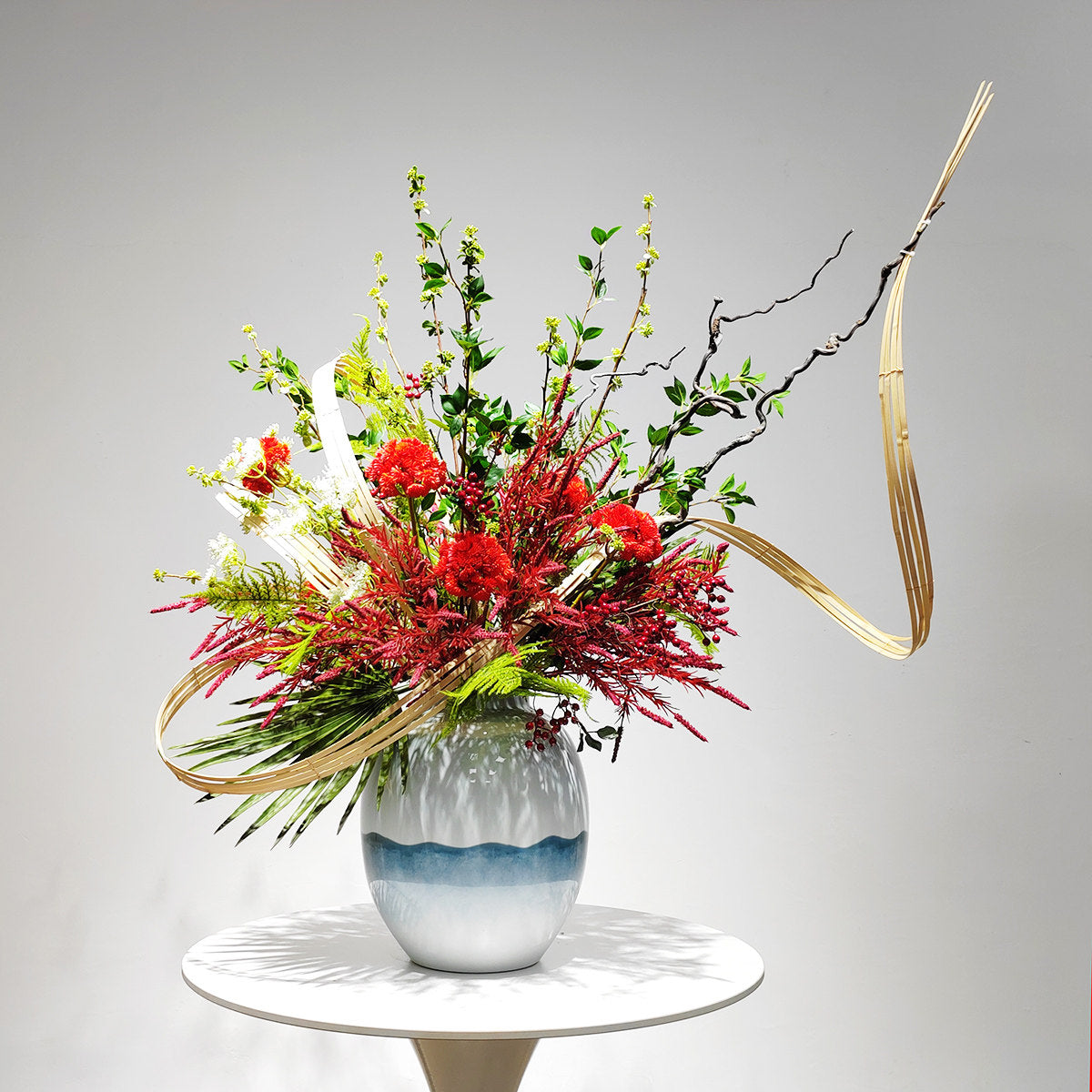Chinese-style Artificial Flowers For Elegant Light-luxury Home Decor