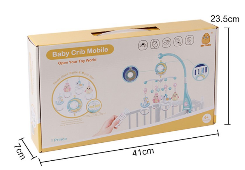 Baby music bedside bell projection