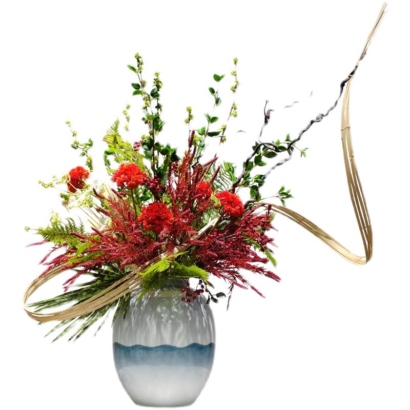 Chinese-style Artificial Flowers For Elegant Light-luxury Home Decor
