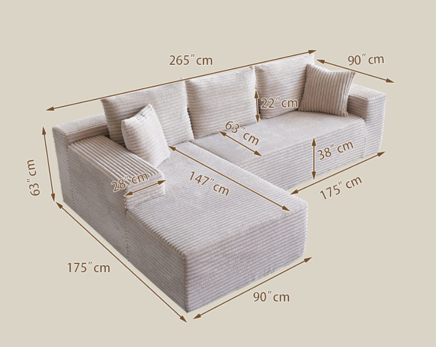Household Installation-free Compression Sofa Lazy Portable
