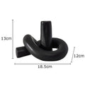 Creative Twisted Tree Knot Ceramic Trinket
