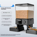 Automatic Cat Feeder With Dual Bowls Visual Timer-Controlled Portion-Adjustable Smart Pet Feeder For Cat Food