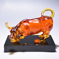 Lustrous Ornaments Fortune-Attracting Ox Statues And Crafts