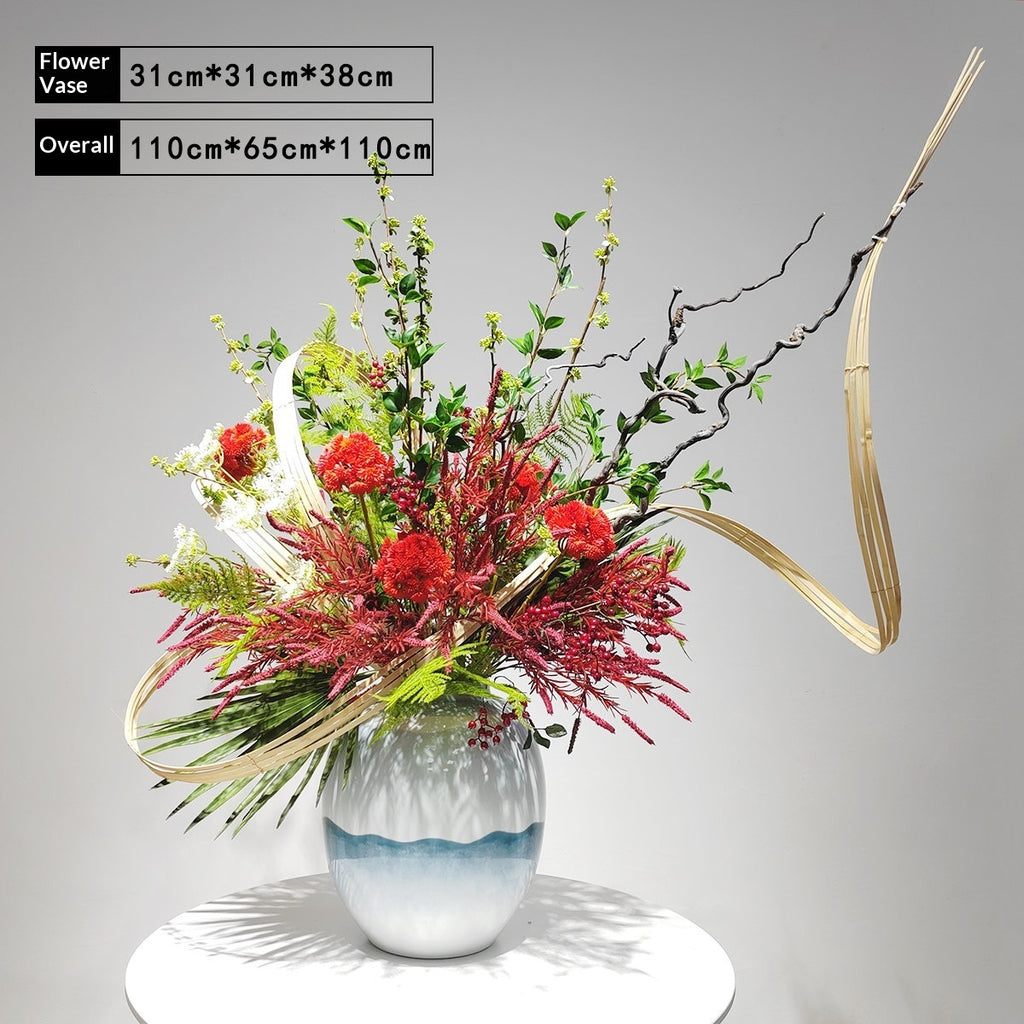 Chinese-style Artificial Flowers For Elegant Light-luxury Home Decor
