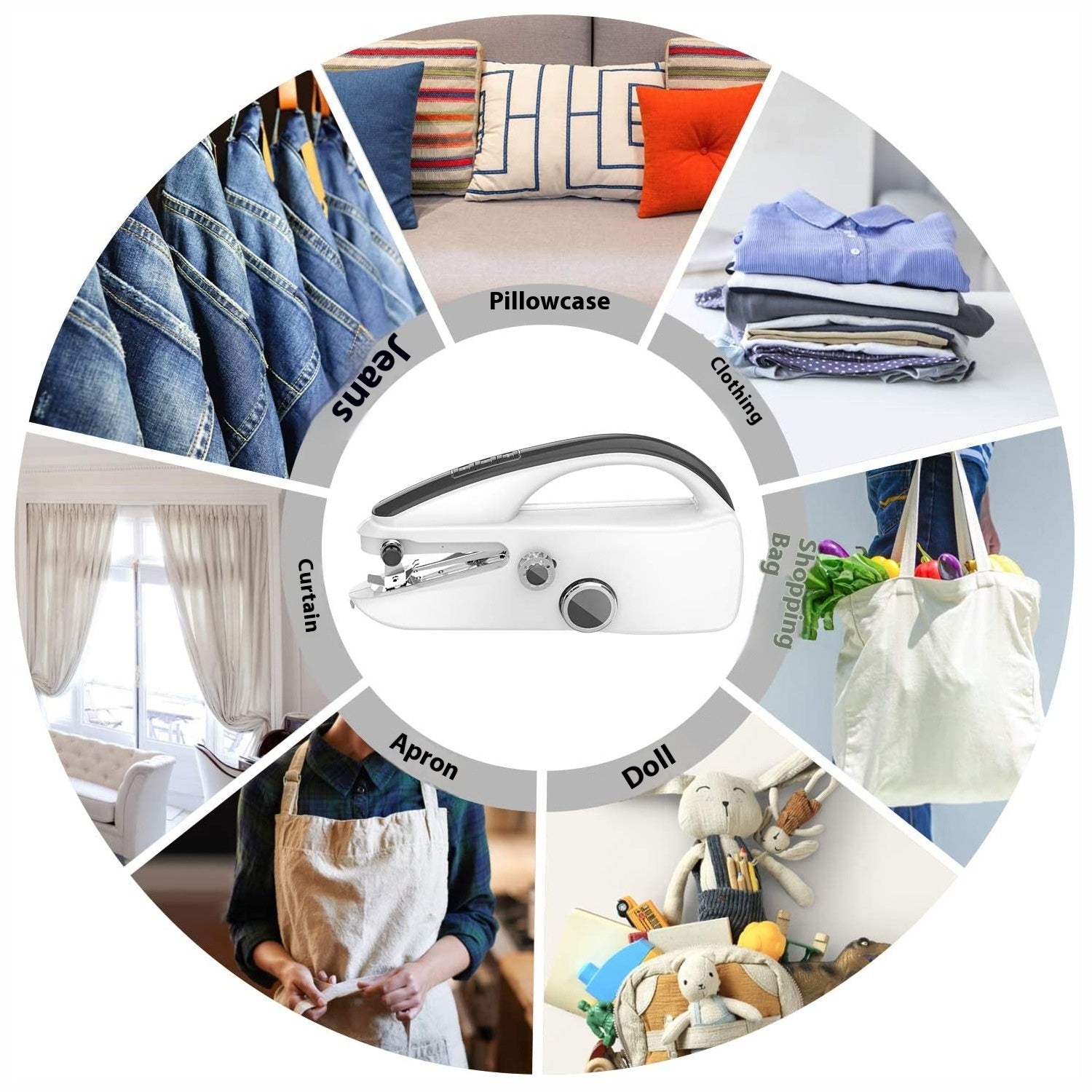 Multifunctional Mini Portable Hand-held Sewing Machine