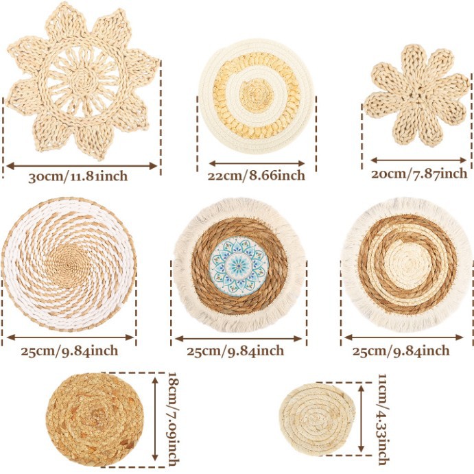 Bohemian Wall Decor Hanging Accents To Enhance The Atmosphere  Set Of Items