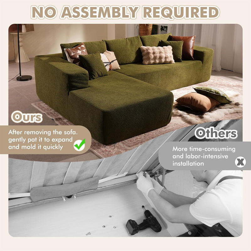 Household Installation-free Compression Sofa Lazy Portable