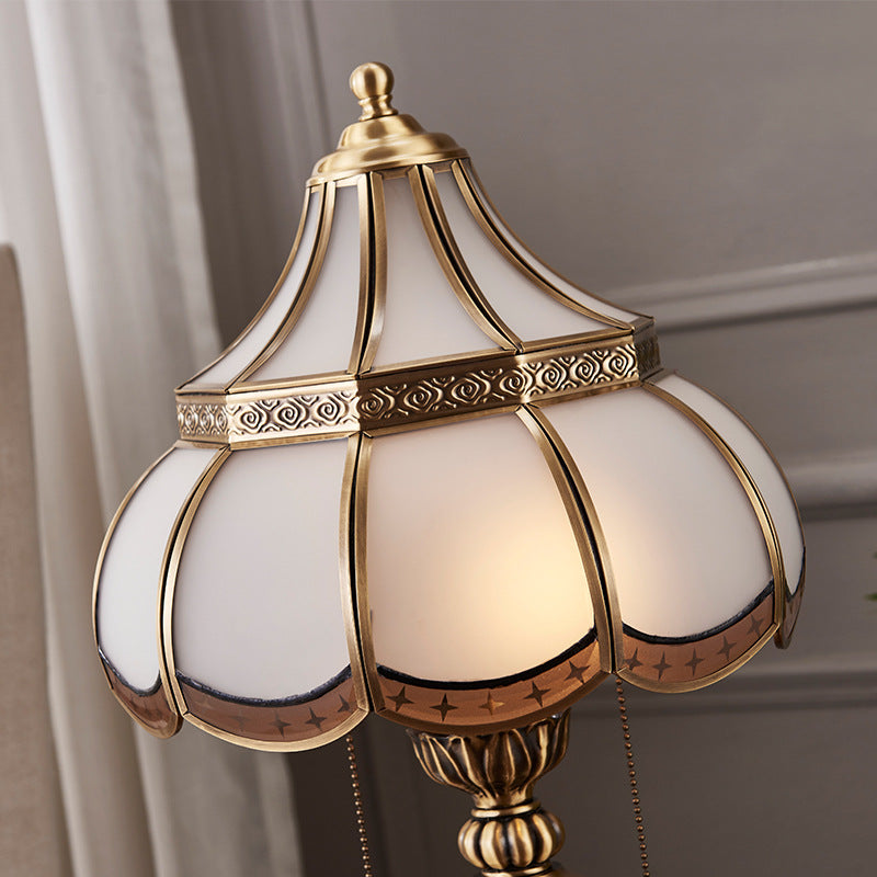 Vintage Brass Luxury Bedroom Bedside Lamp For Home Use
